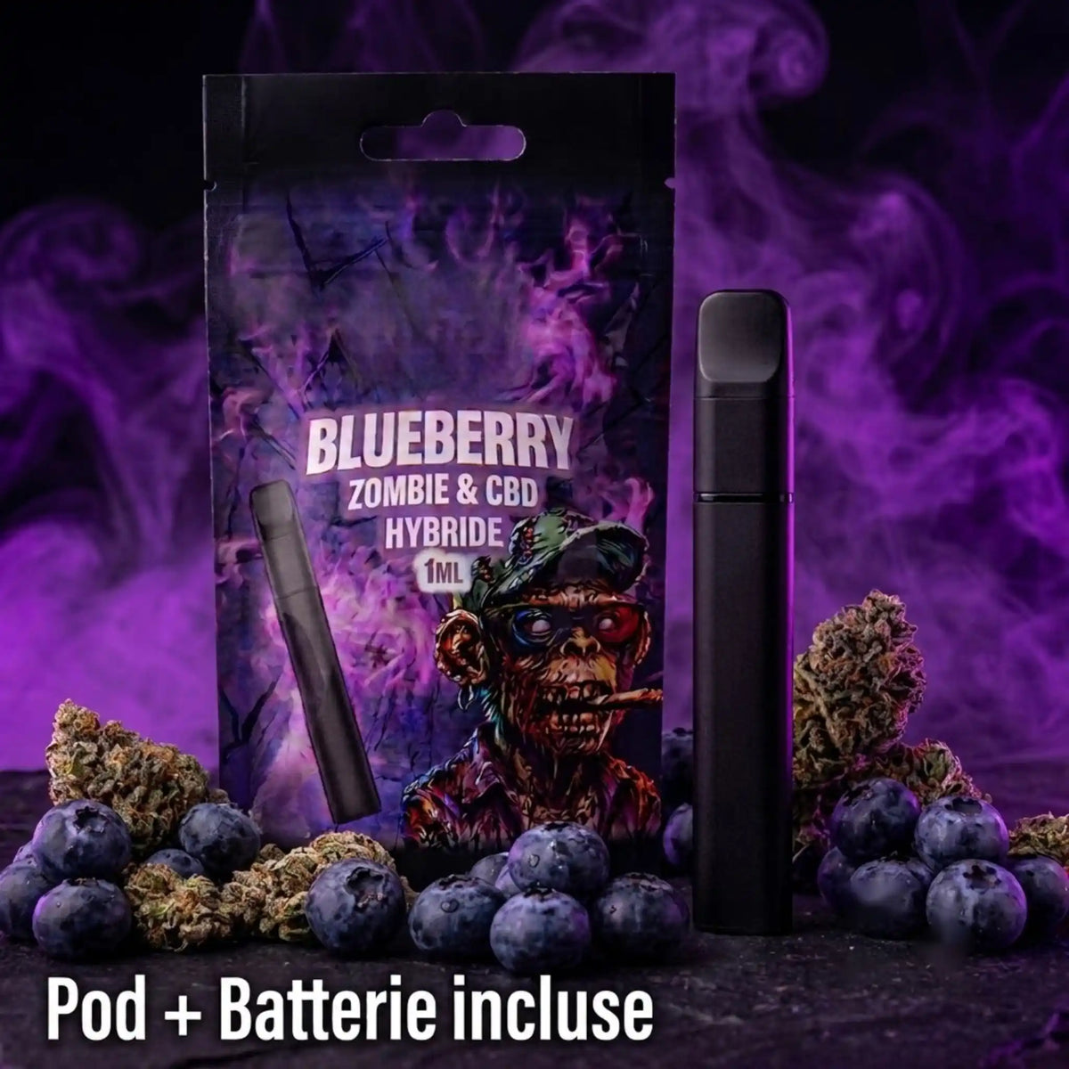 Pod Blueberry - Zombie & CBD